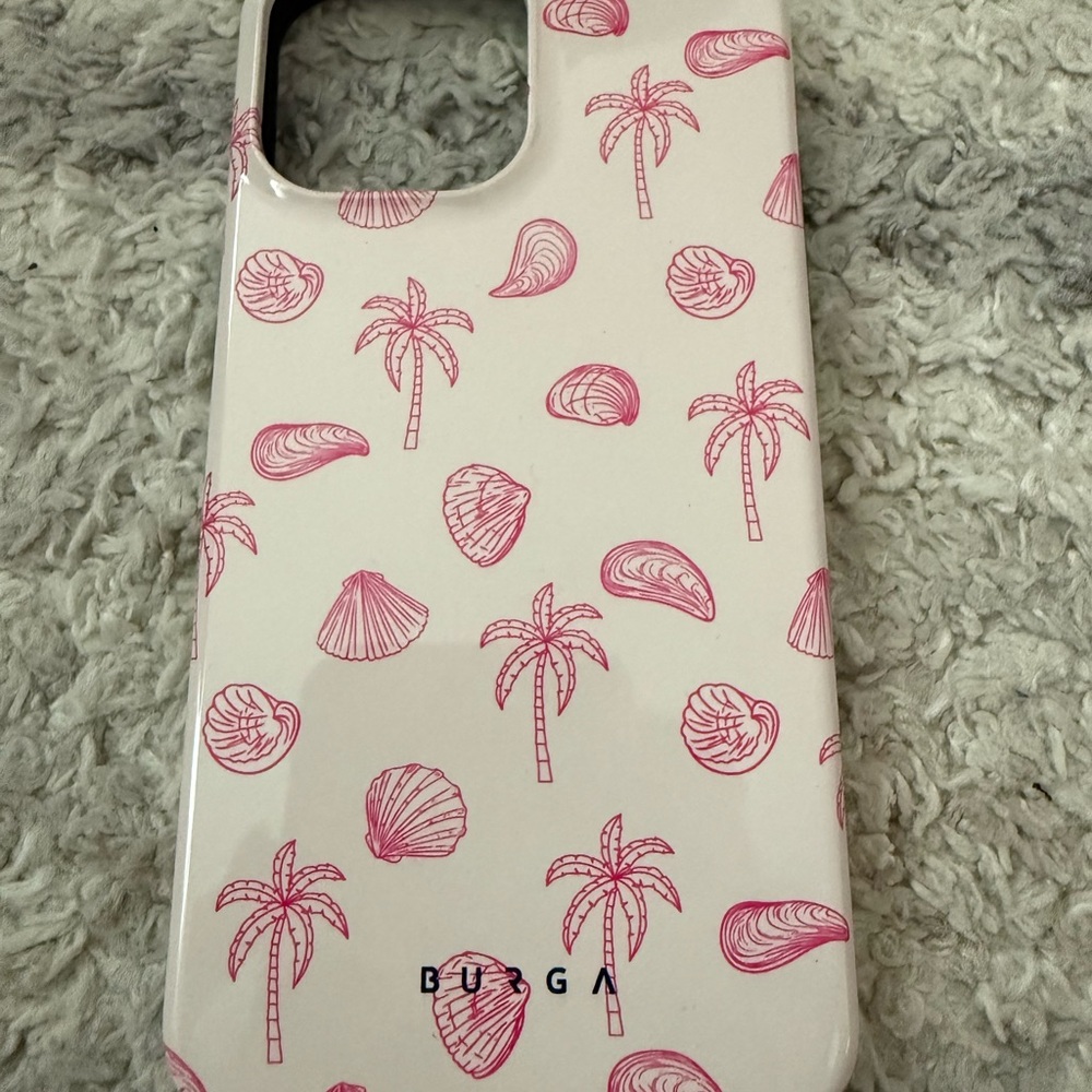 BURGA Pink Palm Tree iPhone 13 Pro Max Case